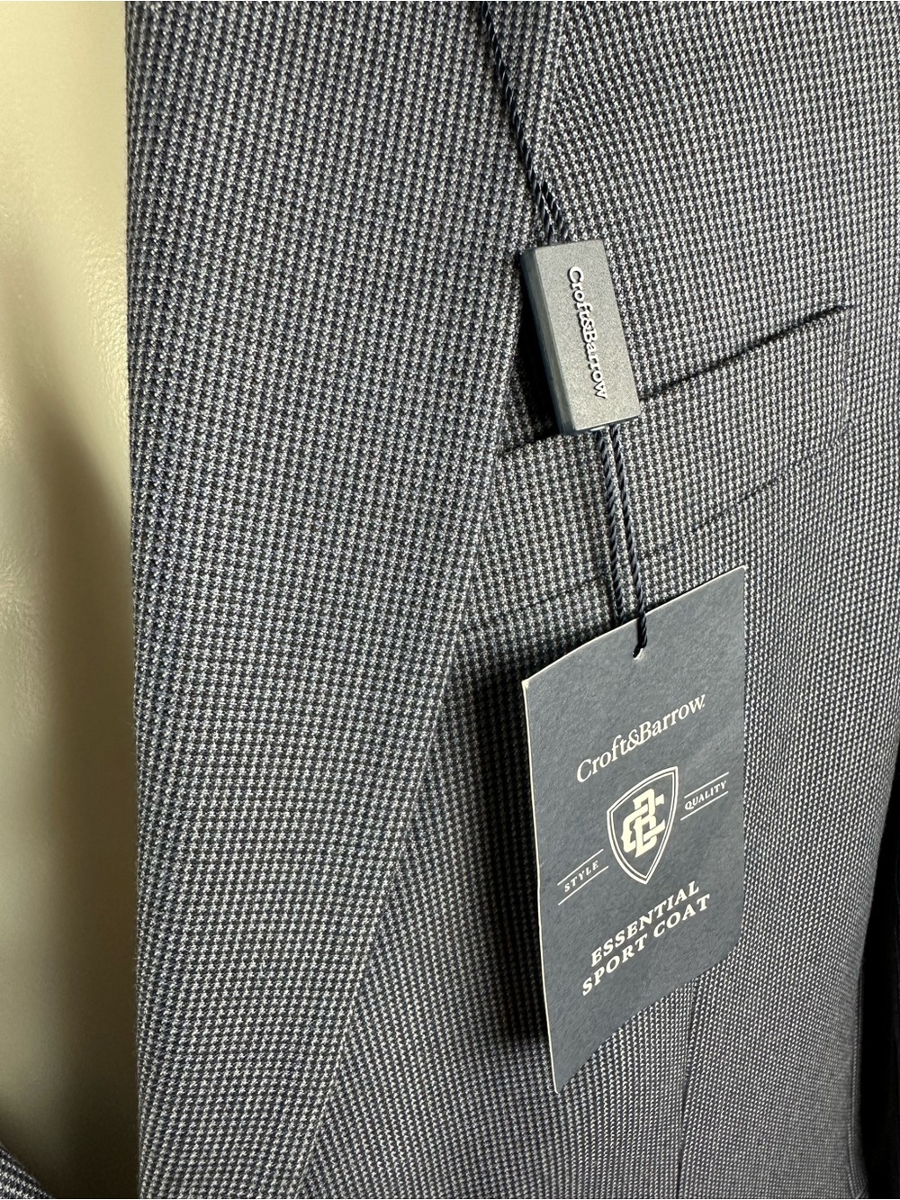 NWT Croft & Barrow Men's Slate Blue Sport Coat - Picture 2 of 7